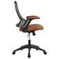 Rta Products Llc Mid-Back Mesh Task Office Chair with Height Adjustable Arms in Brown, , large