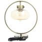 Maple and Jade LED Rotary Socket Table Lamp in Gold, , large