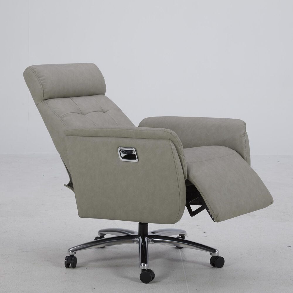 Interlochen Recliner Office Chair in Clayton Light Gray NFM