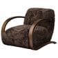 Four Hands Burke Arm Chair in Cocoa Shearling, , large