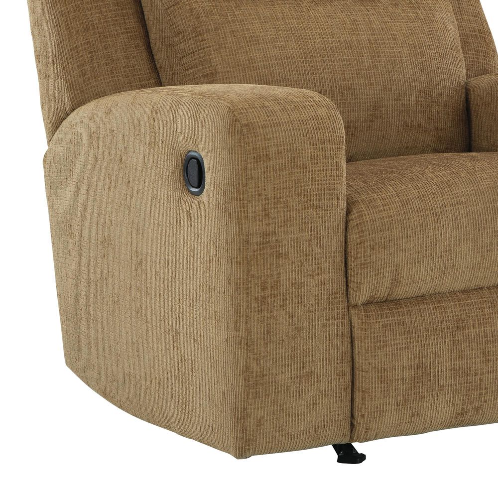 Ashley Kanlow Manual Rocker Recliner in Honey, , large