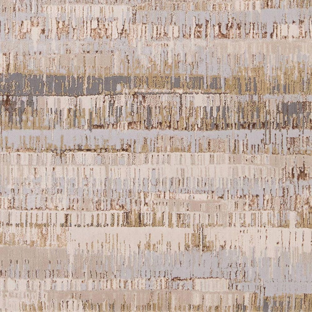 Jaipur Catalyst Elysia 2&#39;2&quot; x 8&#39; Charcoal Gray, Coffee Liqueur, Candied Ginger, Silver Gray and Cobblestone Runner, , large