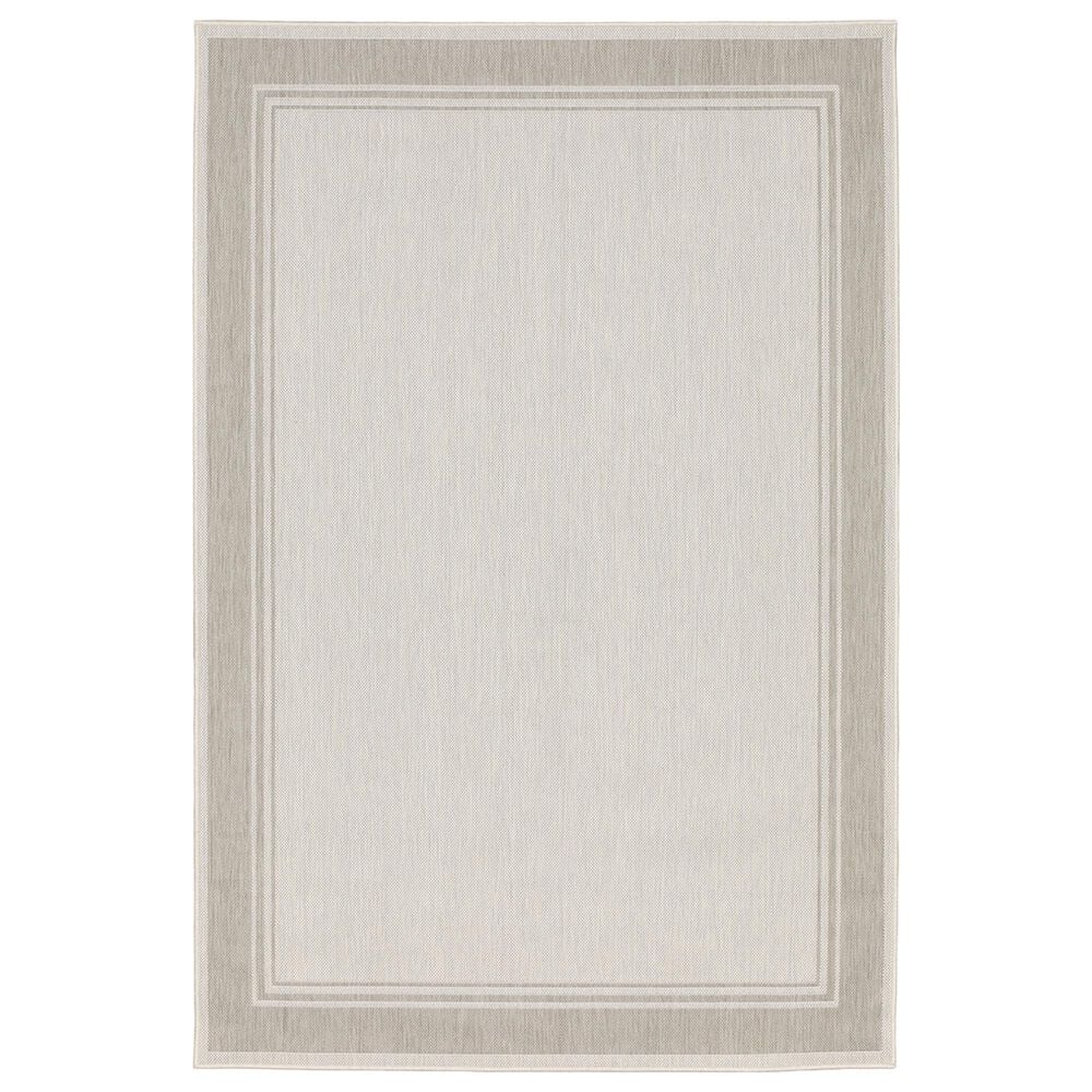 Oriental Weavers Portofino 6765W 6"7" x 9"2" Ivory Area Rug, , large