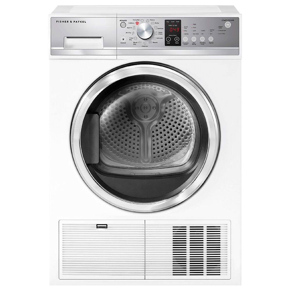 Fisher and Paykel 24" Electric Dryer in White, , large