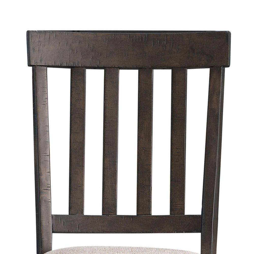 Mayberry Hill Stone 24&quot; Slat Back Counter Stool in Dark Ash, , large