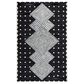 Safavieh Micro-Loop MLP171H 5" x 8" Charcoal and Ivory Area Rug, , large