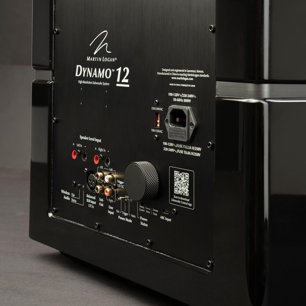 Martin Logan Dynamo 12&quot; Wireless Subwoofer in Gloss Black, , large