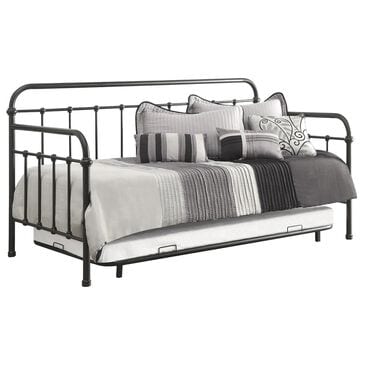Pacific Landing Twin Daybed with Trundle in Dark Bronze, , large