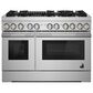 JennAir Rise 48" Professional Range with Gas Grill in Stainless Steel, , large