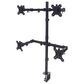 Manhattan Universal Four Monitor Mount with Double-Link Swing Arms in Black, , large