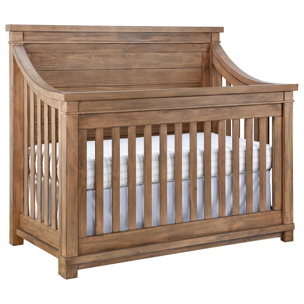 Baby Appleseed Rowan Flat Top 4-In-1 Convertible Crib in Sandwash, , large