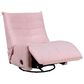 HOMLUX 31" Manual Swivel Glider Recliner with Pocket Coil Seat in Pink Corduroy, , large