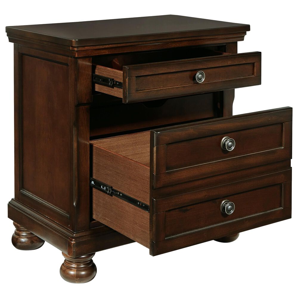 Millenium Porter 5-Piece King Storage Bedroom Set in Rustic Brown, , large