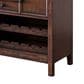 Sterling Timber 2-Drawer Wine Cabinet with Wine Racks in Brown, , large