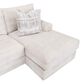 Moore Furniture Nash Reversible Sofa with Chaise in Tidal Sand, , large