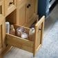 Kohler Charlemont 72" Double Bathroom Vanity in Light Oak with 3 cm White Quartz Top and Rectangular Sinks, , large