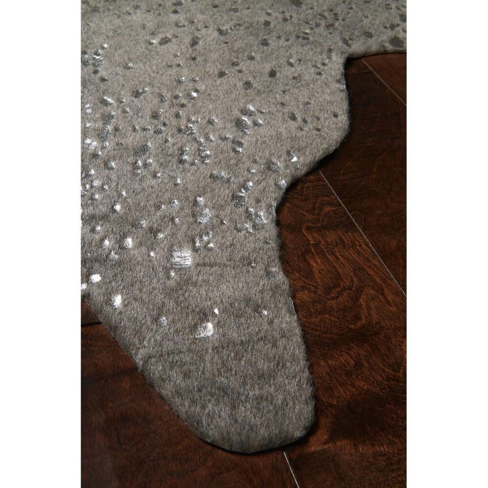 Loloi Bryce BZ-03 3&#39;10&quot; x 5&#39; Graphite and Silver Area Rug, , large