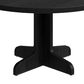 GARVEE 47" Round Dining Table in Black - Table Only, , large