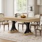 GARVEE 71" Rectangular Dining Table with Two Storage Drawers in Aged Natural - Table Only, , large
