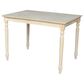 International Concepts Modern Farmhouse Casual Dining Table in Unfinished, , large