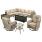 HOMLUX 11-Piece Outdoor Modular Sofa Conversation Set in Beige, , large