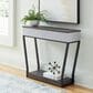 Ashley Sethlen Console Sofa Table with Speaker in Gray and Black, , large
