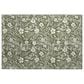 Dalyn Rug Company Soft Essentials Floral Olive 1"8" x 2"6" Indoor/Outdoor Area Rug, , large