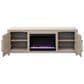 Legends Home The Cove 72" Fireplace Console with Fireplace Insert in Khaki, , large