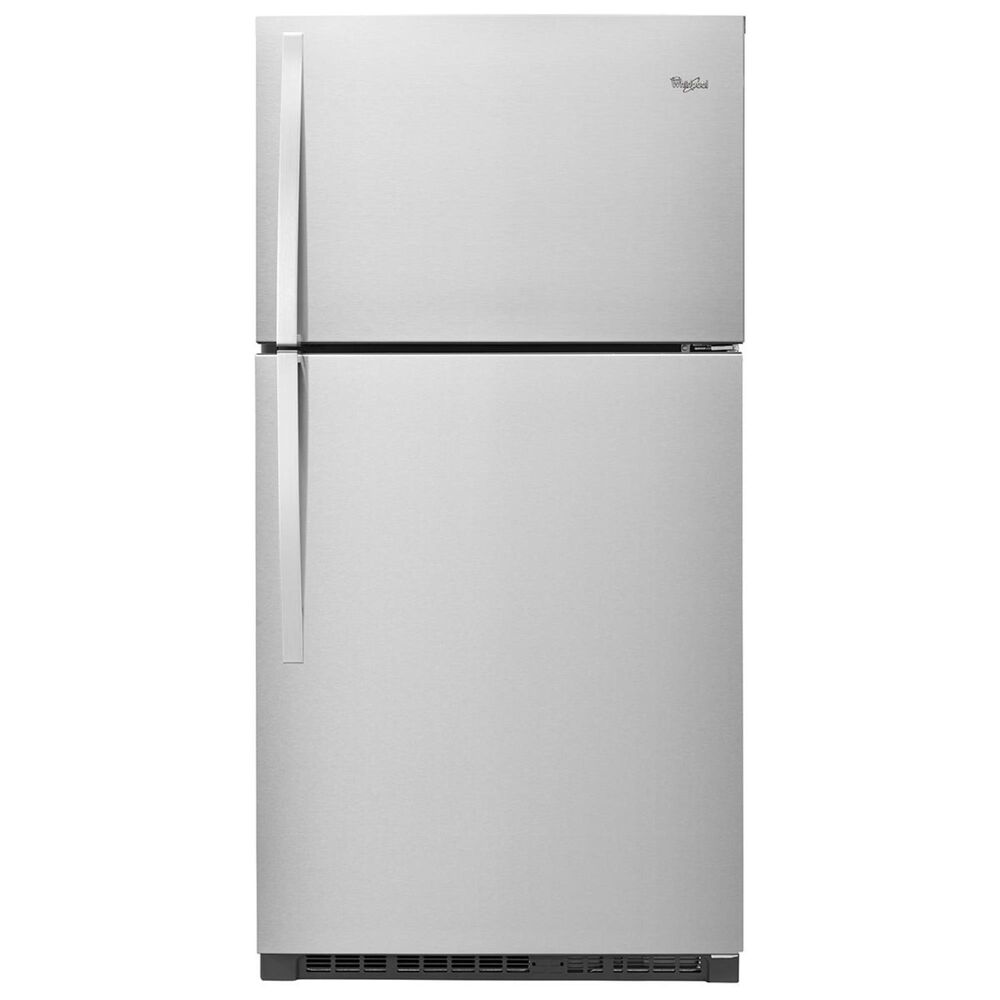 Whirlpool 21 Cu. Ft. 33" Wide Top-Freezer Refrigerator with LED Interior Lighting, , large