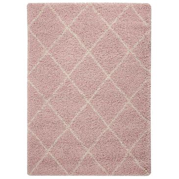 Nourison Brisbane BRI03 8"2" x 10" Blush Area Rug, , large