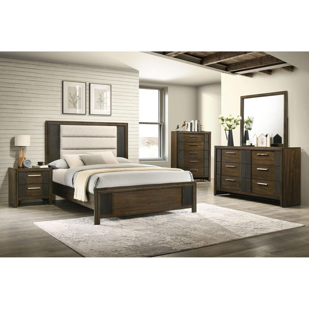Everly Living Branx 6 Drawer Dresser Only in Brown, , large