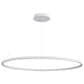 Golden Lighting Veritas 47" 1-Light Chandelier in Sand White, , large