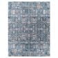 Surya Cardiff Blue, Deep Teal, Medium Gray, Light Gray, Camel and Charcoal 12" x 15" Area Rug, , large