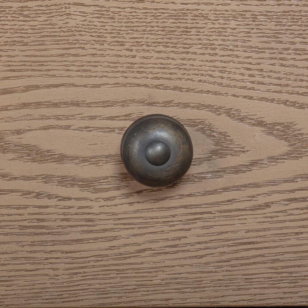 Riva Ridge Oxford California King Panel Bed with Two Nightstands in Tan with USB Ports, , large