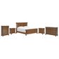 Ashley Rowlenstown California King Panel Bed with Dresser, Chest, and Two Nightstands in Brown, , large