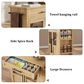 GARVEE Kitchen Island Cart with Storage in Natural, , large