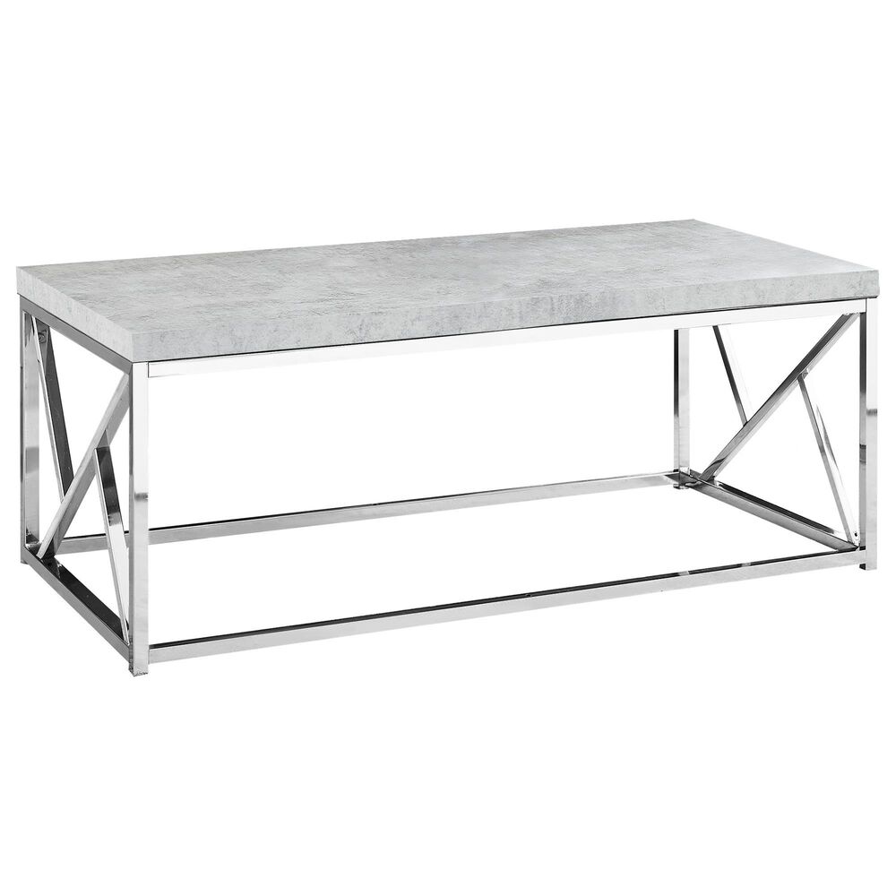 Monarch Specialties 17" Accent Table in Black with Hammered Finish, , large