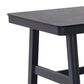 GatherCraft Cyrus Patio Rectangular Coffee Table in Black, , large