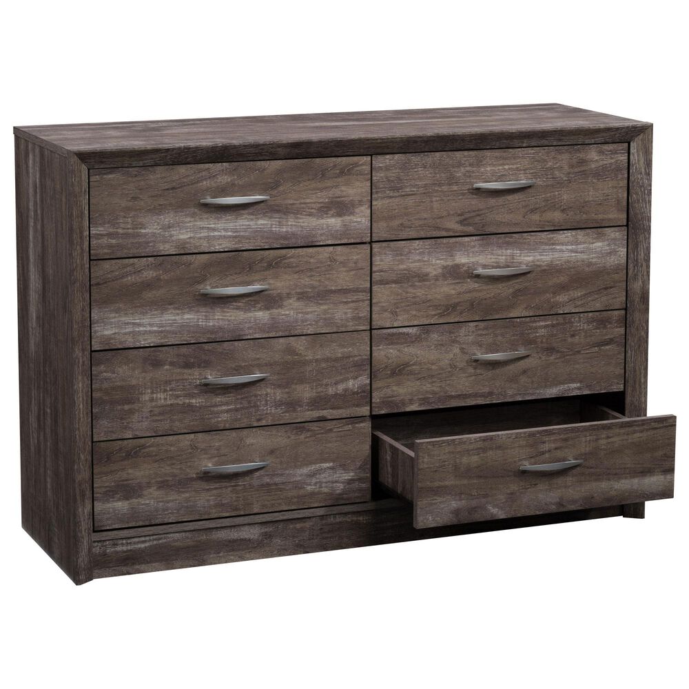 CorLiving Newport 8 Drawer Dresser in Grey Washed Oak, , large