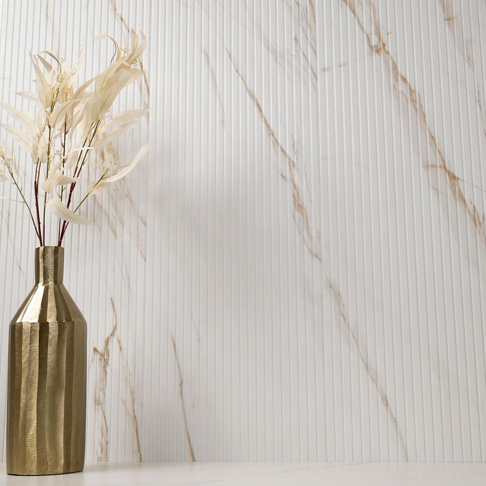 MS International Urbanslat Marmi Gold 16&quot; x 48&quot; Ceramic Tile, , large