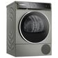 Bosch 800 Series 4 Cu. Ft. Front Load Electric Dryer in Pearl Steel, , large