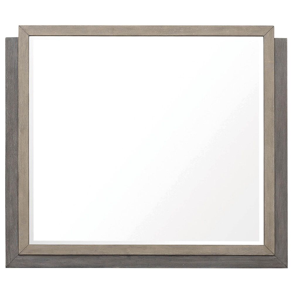 Nicolette Home Anderson Park Dark Rectangle Dresser Mirror in Moose Trail and Frontier Brown, , large
