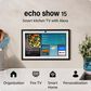 Amazon Echo Show 15 | A stunning HD 15.6" smart kitchen TV for home organization with Alexa, , large