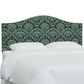 Rifle Paper Co Crafted by Cloth and Company Mayfair Queen Headboard in Bramble Emerald, , large