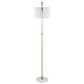 Grandview Gallery Leslie Floor Lamp in Gold and White, , large