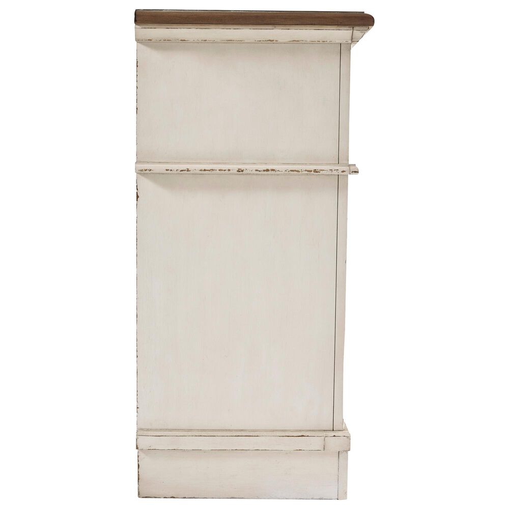 Ashley Realyn 3-Piece Queen Upholstered Storage Bed Set in Chipped White, , large