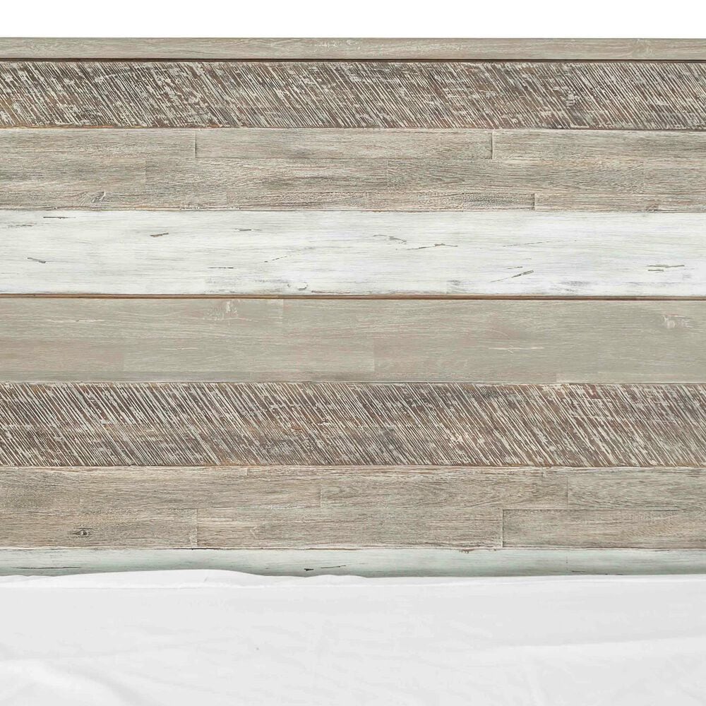 Blue River Bridges 4-Piece Queen Bed Set in Natural and Gray, , large
