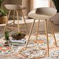 Baxton Studio Mairi Counter Stool in Beige/Natural (Set of 2), , large