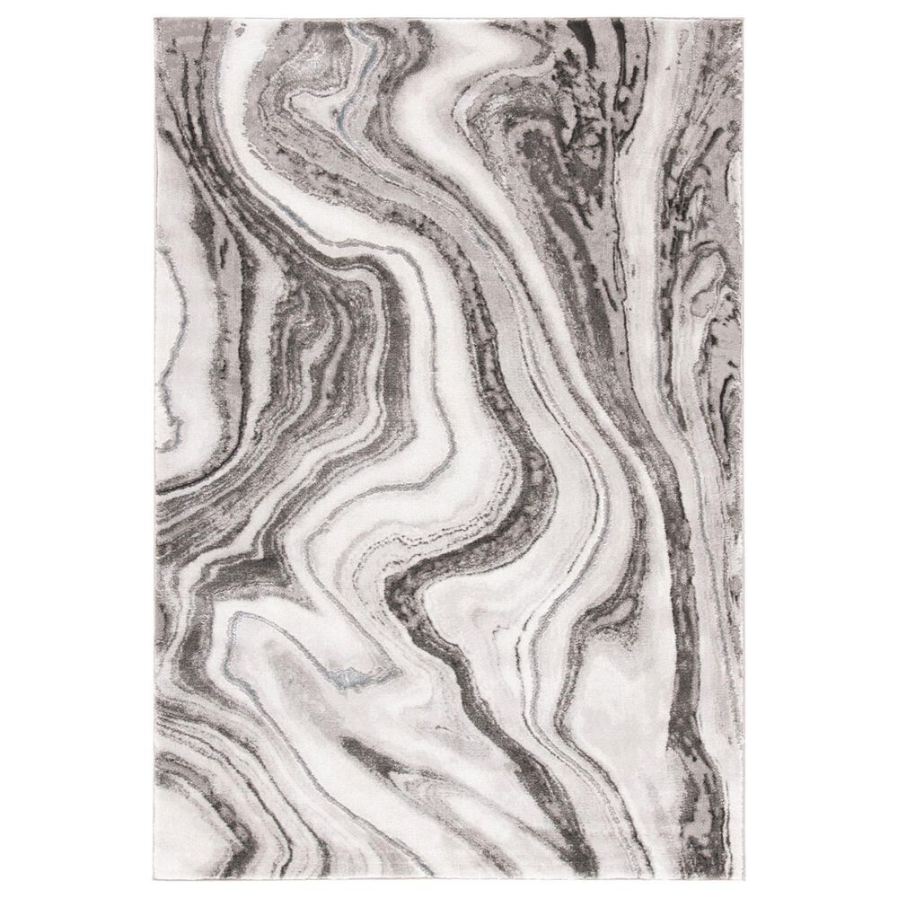 Safavieh Craft CFT819G 4" x 6" Grey and Silver Area Rug, , large