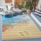 Safavieh Barbados Tropical Beach BAR550 3"3" x 5" Gold and Blue Indoor/Outdoor Area Rug, , large